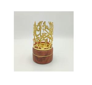 El soporte de incienso de oro colgante de metal de latón más elegante, quemador de mukhar hangong, soporte de bakhoor para el hogar Francene - Product Image 6