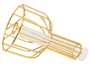 Florero de Metal contemporáneo con acabado dorado para boda, hogar y Hotel, decoración de mesa - Product Image 5