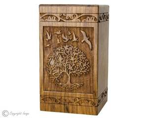 Urna Funeraria de Bambú para Cenizas, Ecológica, Personalizable, para Adultos y Mascotas, Venta al Por Mayor - Product Image 5