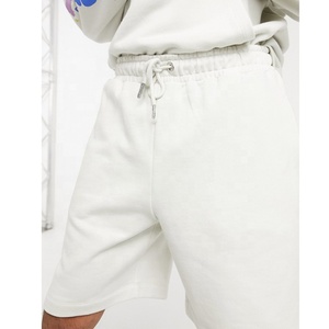 Logo personnalisé Short de gym en coton pour hommes Sports d'été Short de survêtement à la mode à taille moyenne Coupe ample pour la course à vélo Short à cordons - Product Image 4