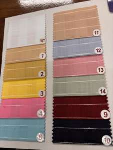 Tela de Rayas de Polialgodón Premium, Textil de Rayas de Polialgodón Suave al Tacto, Tela de Rayas de Polialgodón Duradera - Product Image 3