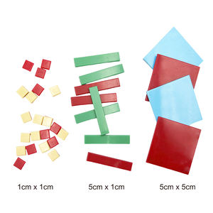 Juego de 32 Piezas de Azulejos de Matemáticas de Plástico de 1 cm para Estudiantes, Marca PLOMA, Piezas Pequeñas, Advertencia para Edades de 8 a 13 Años - Product Image 4