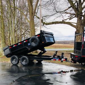 New Design Wholesale <b>Farm</b> 5x10 Hydraulic Dump <b>Trailer</b> Gear Motor Core Components Heavy Load Capacity for Agricultural Transport - Product Image 3