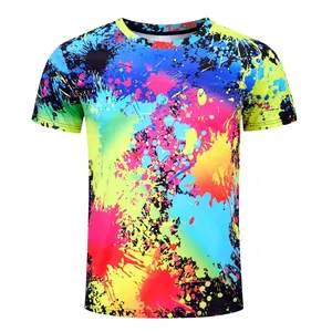 Full Sublimation Printing O Neck Men Wear T Shirts Casual Apparel & Accessories Men Clothing Fashionable Printed T Shirts