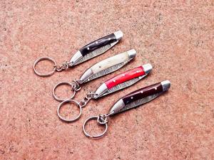 มีดเหล็กดามัสกัสแบบพับได้มีดดีไซน์ตามสั่ง4ชิ้นทำด้วยมือ - Product Image 4