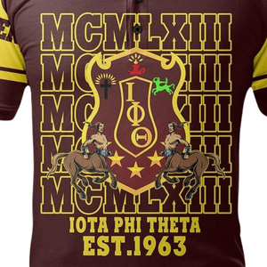 Camiseta Polo Bordada para Hombre Iota Phi Theta 1963, Camiseta Clásica de Algodón de Fraternidad Griega - Product Image 3