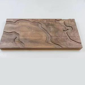 Factory Price Custom Personalized Large <b>Small</b> Rectangle square Round Natural Bamboo Cheese Board with Knife Set - Product Image 3