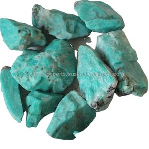 อเมซอนไนต์สีน้ำเงิน หินดิบธรรมชาติ สำหรับขาย แบบคอลเลคชั่น ทรงลูกปัด สำหรับทำเครื่องประดับแฟชั่น - Product Image 2