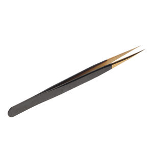 Pince à cils droite en acier inoxydable Pince à épiler précise pour extension de faux cils - Product Image 3