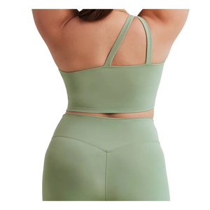 เสื้อโยคะแฟชั่นเปลือยไหล่สายเดียวทรงหยดน้ำเว้าหลังสวยงามใหม่ - Product Image 3