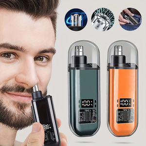 Recortador de Vello Nasal y de Oídos Eléctrico Portátil con Carga USB para Hombres, Uso Doméstico, Material Plástico, Funciona con Batería - Product Image 1