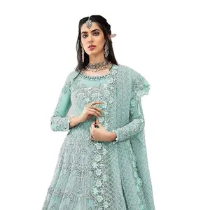 Latest Stylish Georgette Salwar Kameez Suits With Heavy Floral Embroidery for indian women 2023