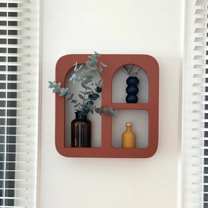 Bohemian Mediterranean Athmospher Assoss Decorative Wood Stone <strong>Shelf</strong> - Product Image 1