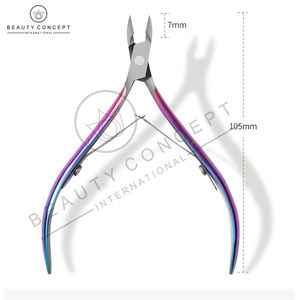 2 Pcs Pince à ongles en acier inoxydable multicolore Forme différente Concept pour les soins de beauté Utilisation durable pour les doigts - Product Image 3