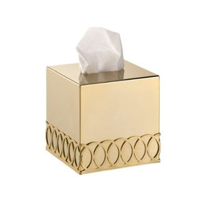 Best-Selling Home Decorative Metal Brass Square <b>Tissue</b> Box Superior Quality Napkin Holder <b>for</b> <b>Wedding</b> Use - Product Image 4