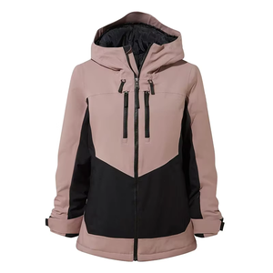Conjunto de esquí ajustado para mujer, traje de invierno para exteriores, cortavientos, impermeable, con cremallera y aislamiento térmico para snowboard. - Product Image 6