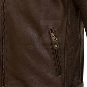 Meilleure vente en usine de veste de moto en cuir de grande taille pour hommes, matériau respirant de qualité supérieure, manches longues - Product Image 6