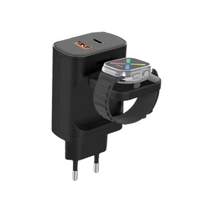 Caricabatterie USB Type-C 2-in-1 Ultra Portatile da 30W PD in Materiale GaN per Smartwatch Sportivi Compatibile con <span class=keywords><strong>Samsung</strong></span> - Product Image 3