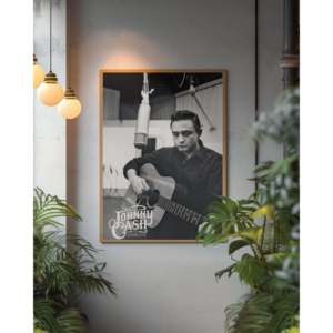Johnny Cash 'The Man in Black' <b>Poster</b> Studio Wall Art Paper Material - Product Image 5