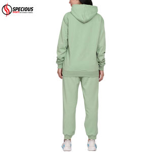 Pantalons de survêtement pour femmes à capuche sur mesure, survêtements de haute qualité, personnalisés, écologiques, respirants, en polaire, grande taille, hiver - Product Image 2