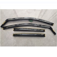 Para VW Golf MK7 2012-2020 5 Puertas Hatchback, Juego de 4 Visores de Ventana con Protección Contra Lluvia y Deflectores de Viento, Tintados