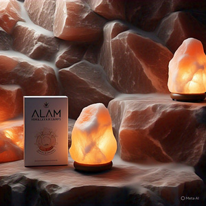 โคมไฟเกลือหิมาลายันบรรจุแบบกำหนดเอง5-7กก. ฮวงจุ้ยธรรมชาติธรรมชาติของตกแต่งบ้านดอกไม้ไขว้รูปสัตว์ออกแบบตัวอักษรนางฟ้า - Product Image 6