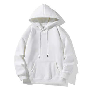 Sweat à capuche personnalisé de haute qualité avec logo, sans cordon, 100% coton molletonné, sweat à capuche ample, sweat à capuche court pour homme - Product Image 6