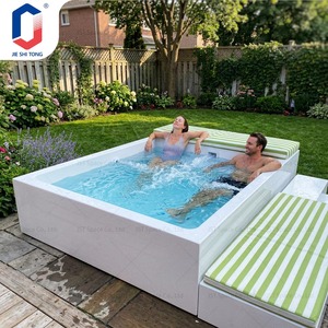 Piscina Elevada de Lujo con Sofá Lounge, Equipamiento Completo, Piscina SPA Exterior - Product Image 5