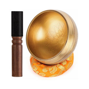 Bols chantants luxueux en acier inoxydable poli pour la pratique de l'écoute profonde, fabrication tibétaine artisanale, méditation, yoga, sonothérapie - Product Image 5