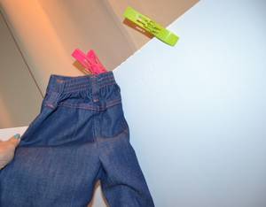 MS Ms-wc-001งานฝีมือสำหรับเด็กวัยหัดเดิน kiants ชุดเดรสผ้ายีนส์สีน้ำเงินปักลายกางเกงยีนส์23.5สำหรับเด็กหัดเดินขนาดพิเศษลดล้างสต๊อก - Product Image 2