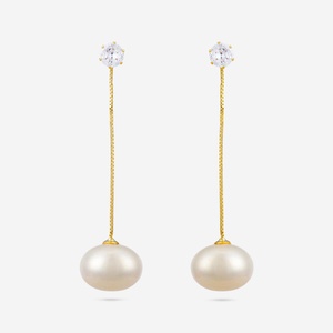 Trendy Vintage Drop <b>Stud</b> <b>Earrings</b> Imitation Pearl Synthetic Zircon Water Drop Flower Pattern Religious Jewelry Weddings Parties - Product Image 3