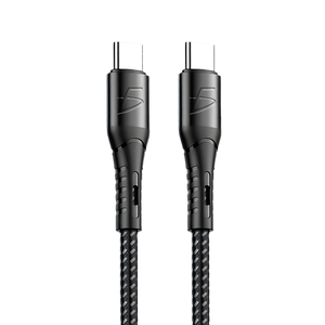 Cavo Intrecciato da 1M Tipo C a Tipo C 66W con Conduttore in Rame Resistente - Product Image 1