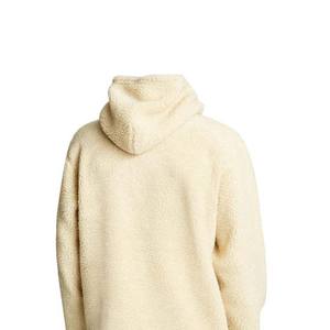 Custom 100% Cotton <b>Oversized</b> Men's Sweatshirt Printed Embroidered <b>Hoodie</b> with <b>Long</b> Sleeve Pullover Sharpa Fleece Winter Coat - Product Image 5
