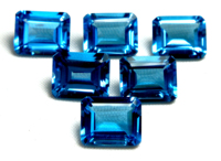 PDM Gems Pierre de Topaze Naturelle Précieuse de Guérison, Pierre Libre à Formes Mixtes (Ronde, Ovale, Trillion, Coussin, Poire, Rectangulaire) et à Tailles Variées