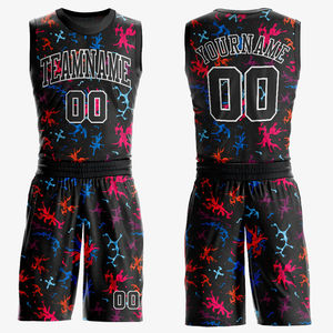 Uniformes unisexes de basket-ball unisexes en polyester léger et personnalisable à séchage rapide, vêtements d'équipe de sublimation de taille XS, vente en gros - Product Image 3
