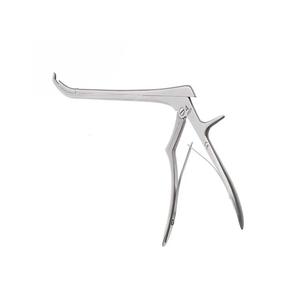 Fórceps de punzón de foraminotomía curvo, instrumentos quirúrgicos ortopédicos de calidad, cirugía de columna, herramientas manuales de acero, especial alemán - Product Image 1