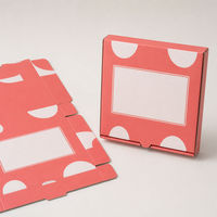Boîte à pizza doublée de papier aluminium avec contrôle qualité pour emballage alimentaire, boîte à emporter personnalisée imprimée en gros