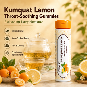 Bonbons rafraîchissants KisKis pour la <span class=keywords><strong>gorge</strong></span>, à la kumquat et au citron, bonbons chinois à base de plantes, 50g - Product Image 2