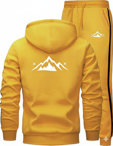 Ensemble de jogging à capuche unisexe |   Option de couleur personnalisée |   Combinaison d'hiver 100% coton, antibactérienne et respirante - Product Image 2