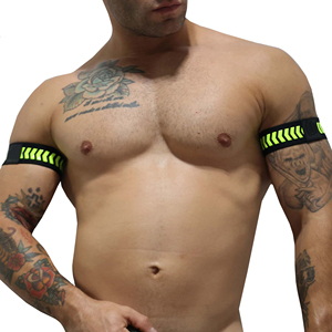 Brazalete deportivo elegante para hombre para entrenamientos en interiores y exteriores, banda para el brazo de gimnasio y fitness para correr y deportes electrónicos - Product Image 2