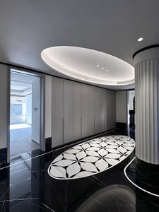 Esthétique marbre noir et blanc marbre pierre mosaïque carrelage pour la décoration de la maison tunisie fleur mosaïque marbre - Product Image 5