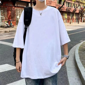 Fashion Solid <b>Polyester</b> T-shirts For Men Basic Tee Casual T shirt Oversized Tops Quality Unisex Short <b>Tshirts</b> Tees Men Clothing - Product Image 4