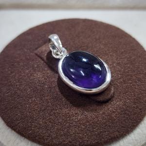 925 plata esterlina amatista piedra preciosa diseñador hecho a mano único Vintage joyería fina colgantes y dijes - Product Image 5