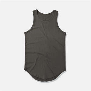 KIVOTECH OEM Custom Logo <b>Men's</b> Training Sleeveless <b>Tank</b> <b>Top</b> High Quality 100% Cotton - Product Image 4