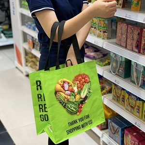 Sacs d'épicerie promotionnels en polypropylène tissé, personnalisables à faible MOQ, pour les chaînes de magasins, les centres commerciaux et les hypermarchés - Product Image 5