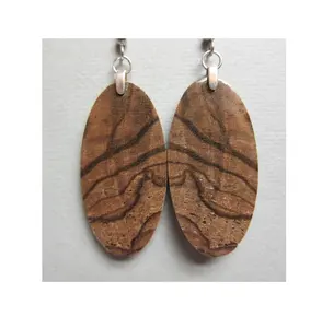 Standard Quality Wooden earring jewelry Manufactory Wholesale Personalized acacia wood earring for customized sale