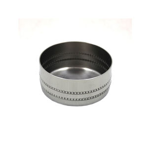 Cuenco de forma redonda de hierro para cocina y mesa de diseño estándar, cuenco para servir de Color gris y cuencos decorativos hechos a mano a granel - Product Image 1