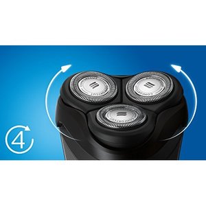 Rasoir Électrique Rechargeable à Trois Lames avec Tondeuse Escamotable, Lavable et Étanche, avec Interface en Allemand pour Visage et Barbe - Product Image 2