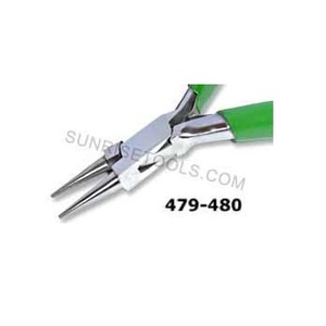 Pince 4. Outils de bijoutier à pointe ronde de 1/2 pouce avec ressort en V - Product Image 3