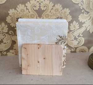 Porte-serviettes de table ClassicWood Bois de Sesham massif - Product Image 1